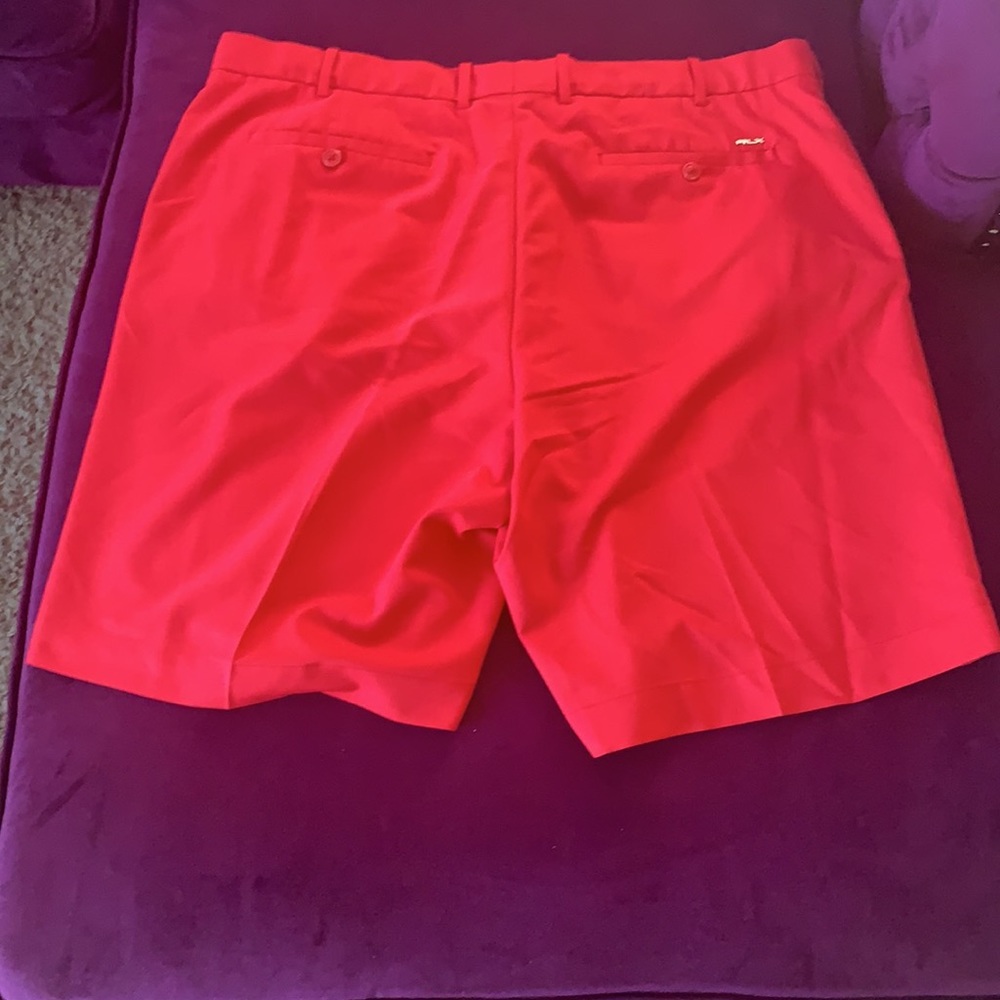 Red polo shorts - Picture 3 of 3